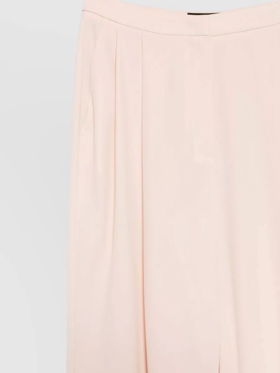 Emporio Armani Pleated Wide-Leg Trousers