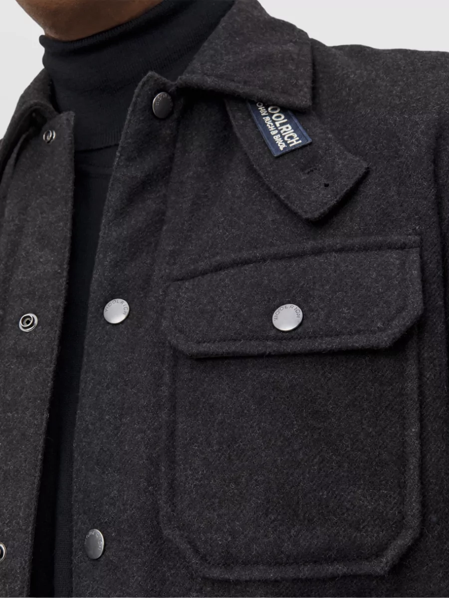 Woolrich Wool Single Breasted Coat