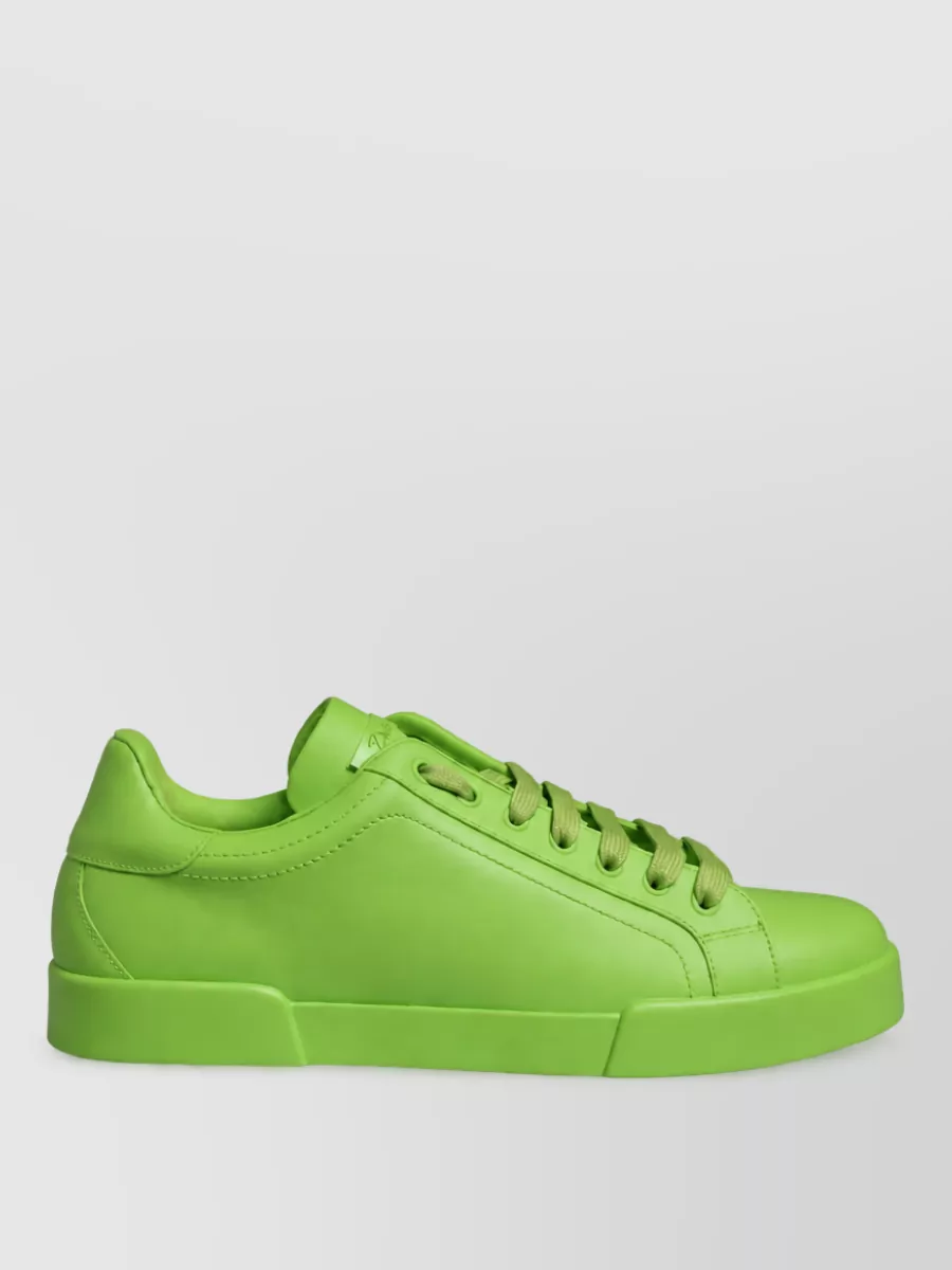 Dolce&Gabbana Leather Low-Top Sneakers