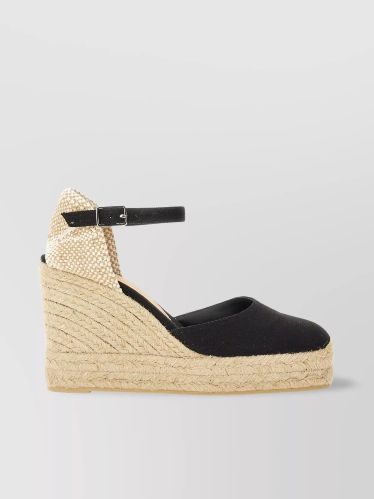 Castaner "Carol" Closed Back Espadrille High Wedge