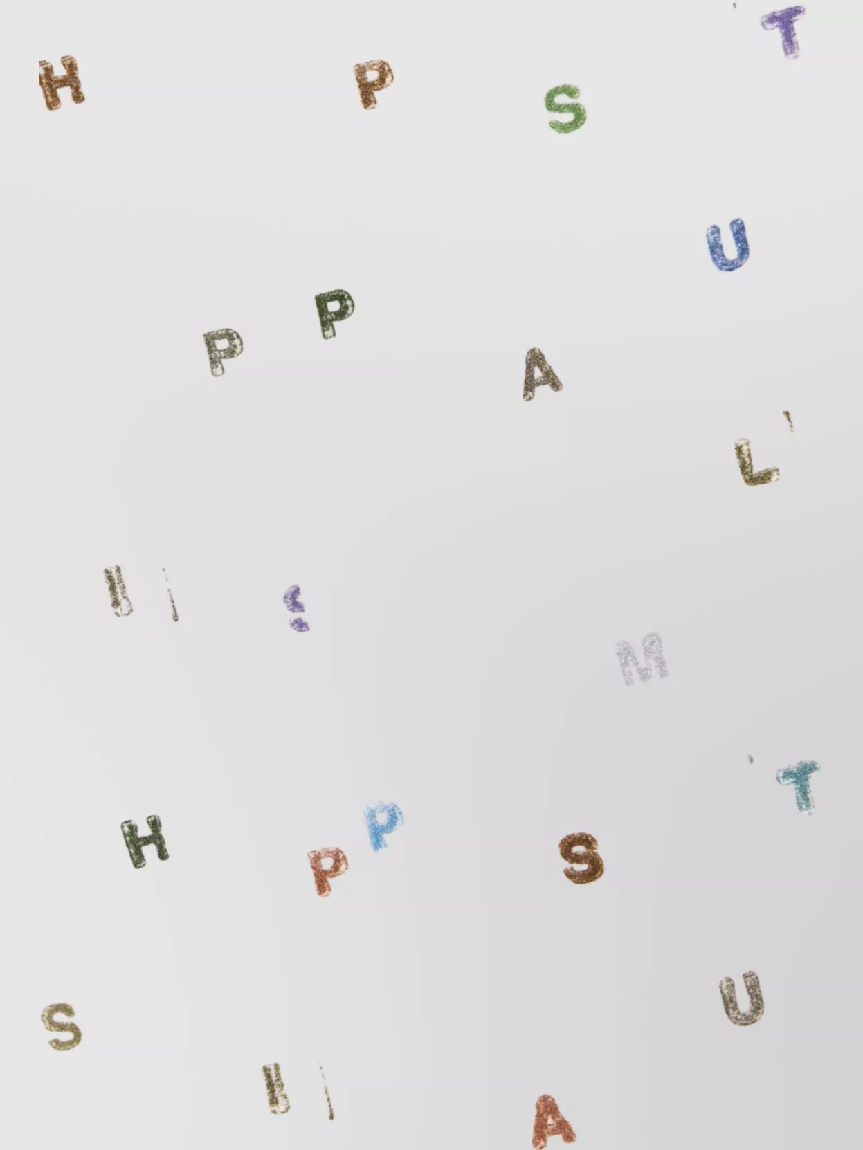 Paul Smith Alphabet Print Button-Down Collar Shirt