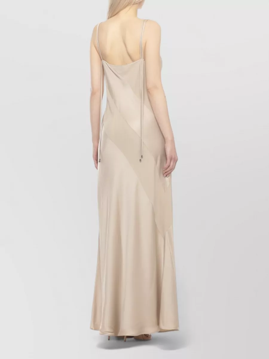 Antonelli Firenze V-Neck Sleeveless Flared-Hem Knee-Length Dress