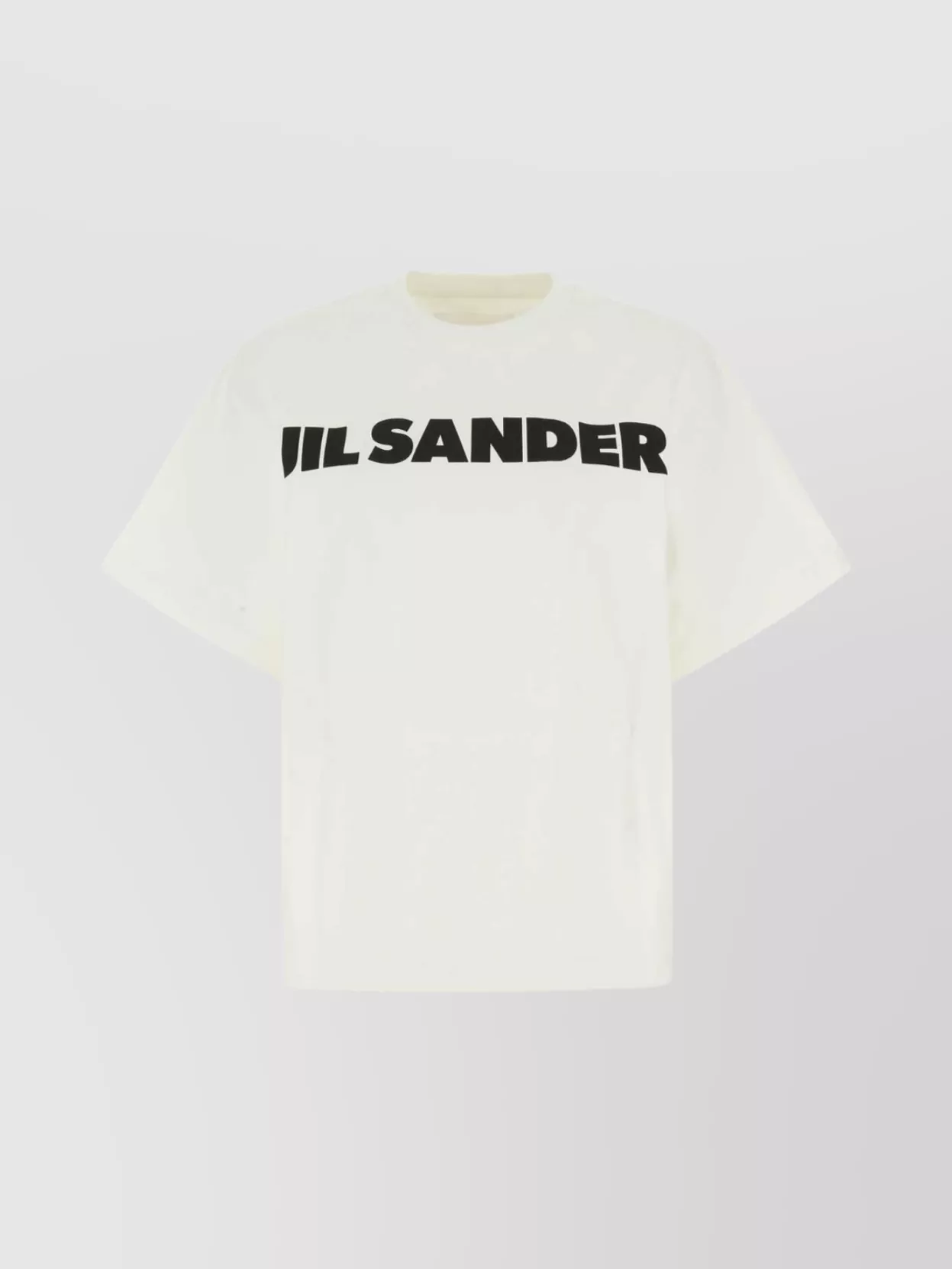 Shop Jil Sander Cotton Crew Neck T-shirt