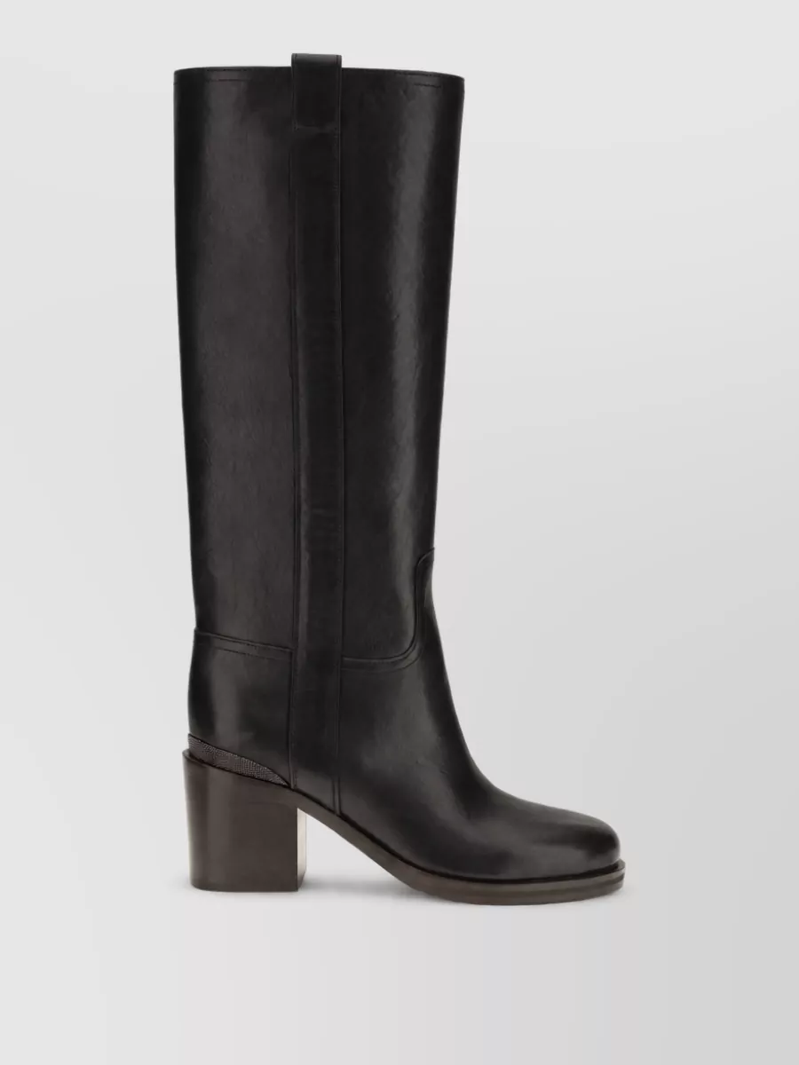 Brunello Cucinelli Leather High Boots