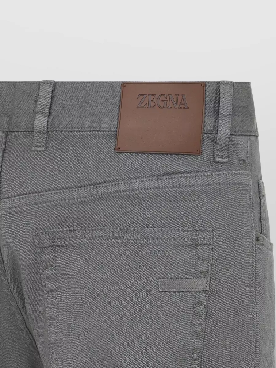 Zegna Linen And Cotton Straight-Leg Jeans