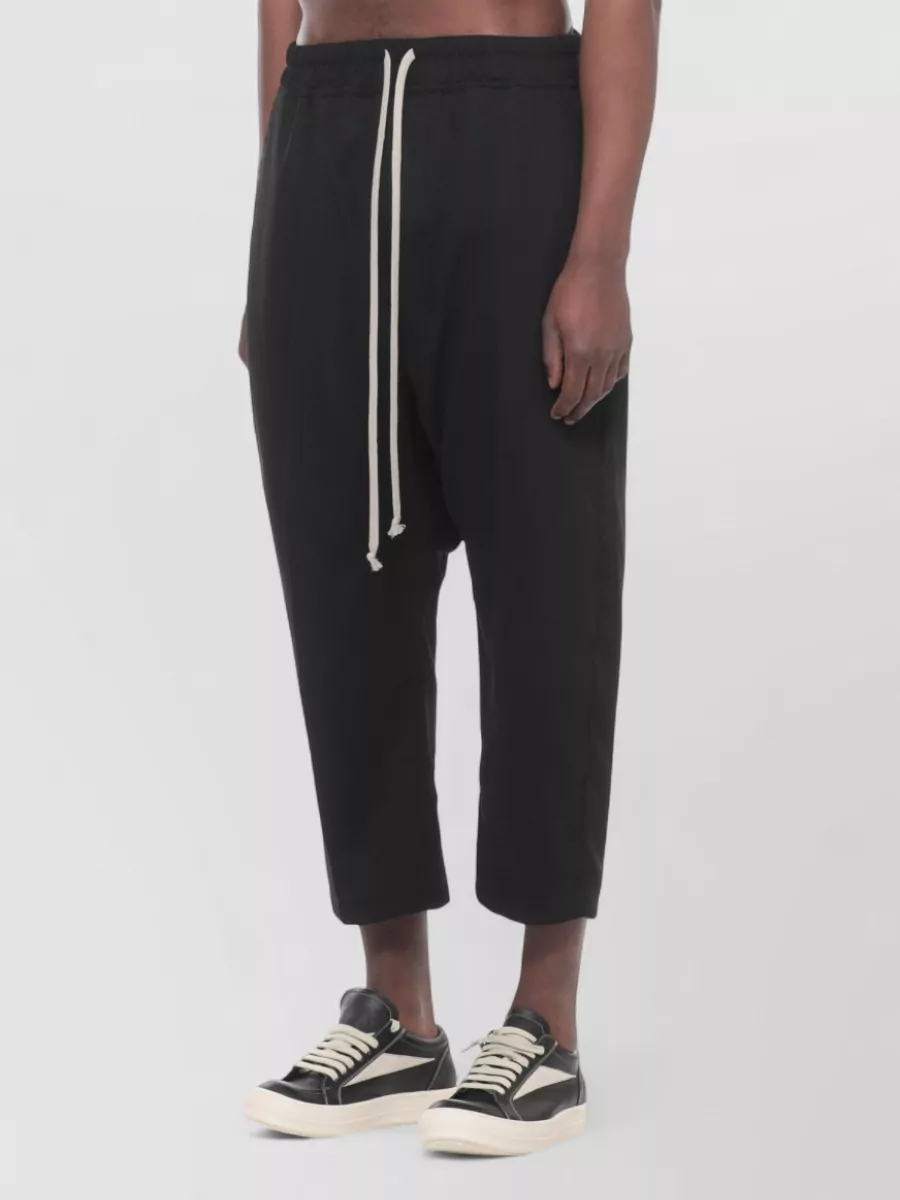 Rick Owens Wool Straight-Leg Trousers