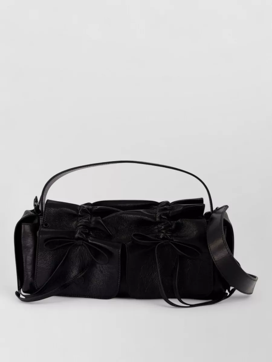 Acne Studios patent leather shoulder bag