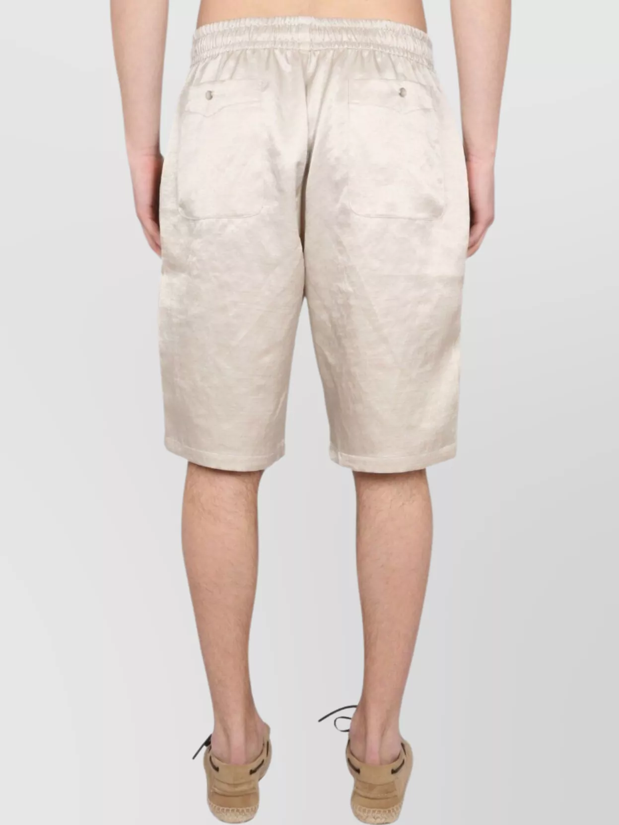 Needles Elastic Waistband Cowboy Bermuda Shorts