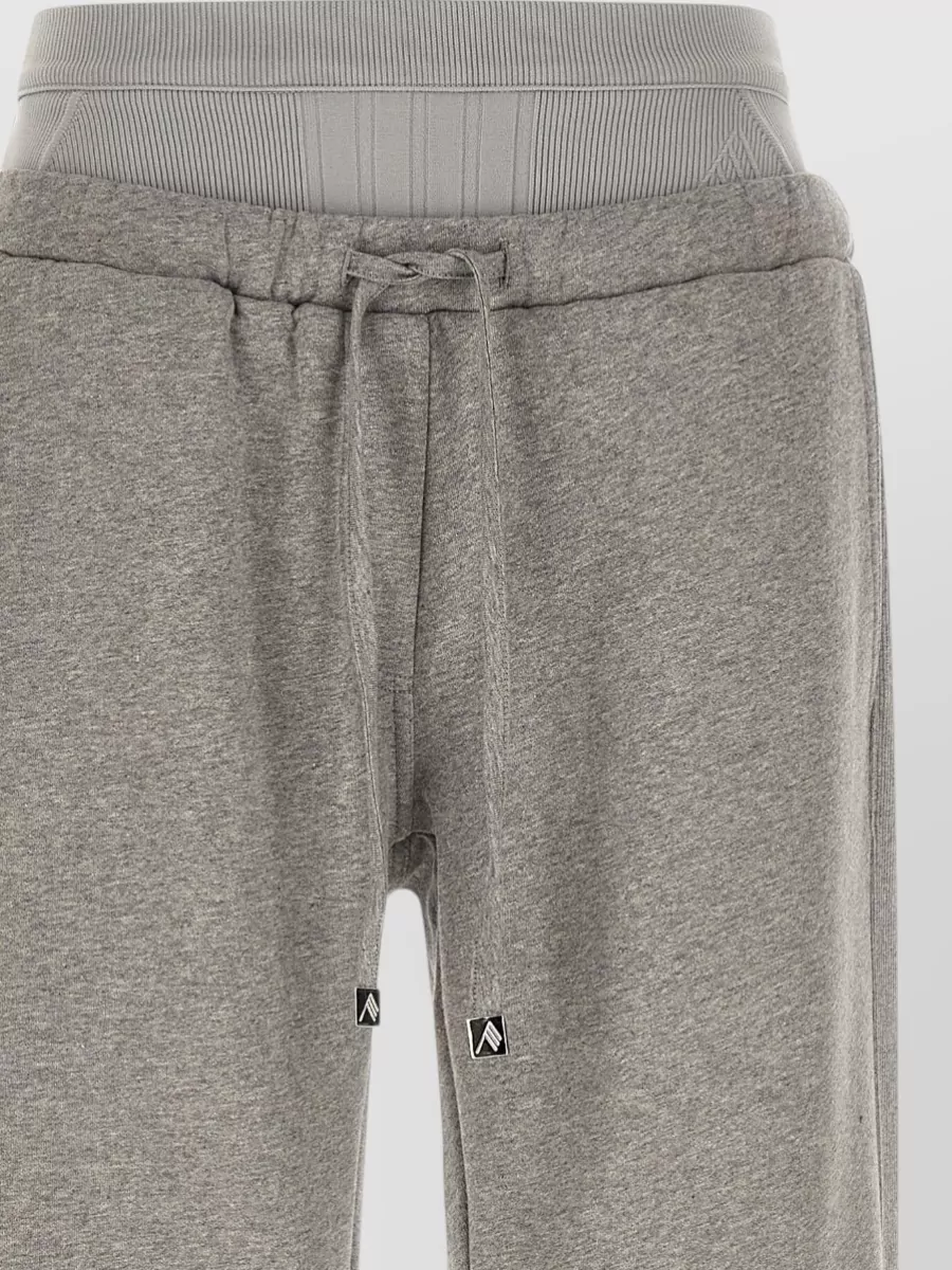 The Attico Fleece Joggers Side And Back Pockets Cuffs