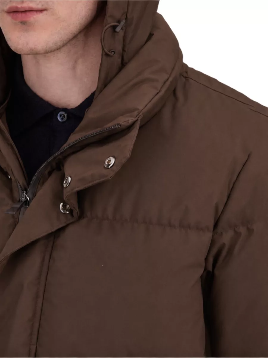Herno Quilted Down Hooded Padded Coat