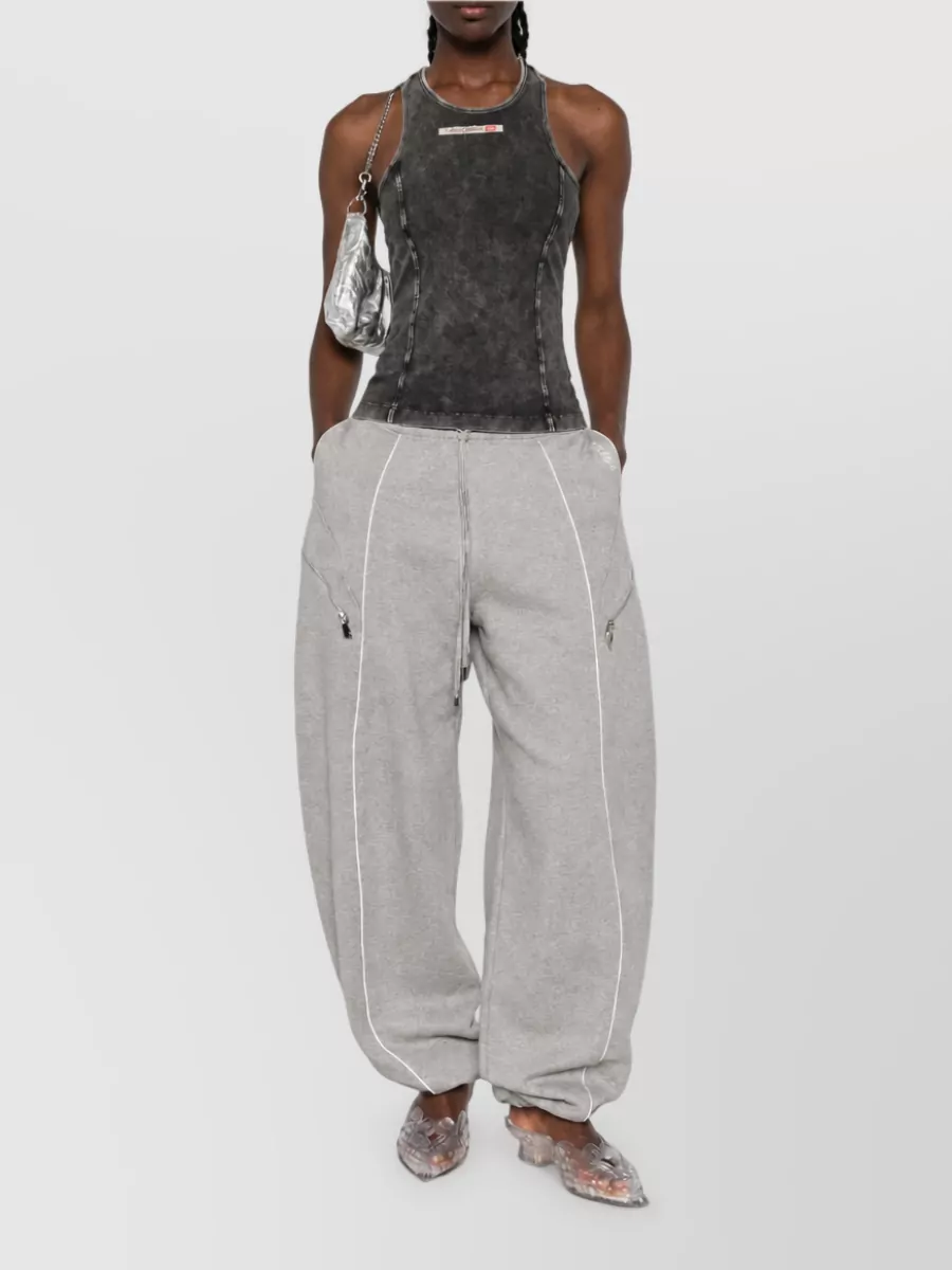 Diesel Sleeveless Crew Neck Tank Top