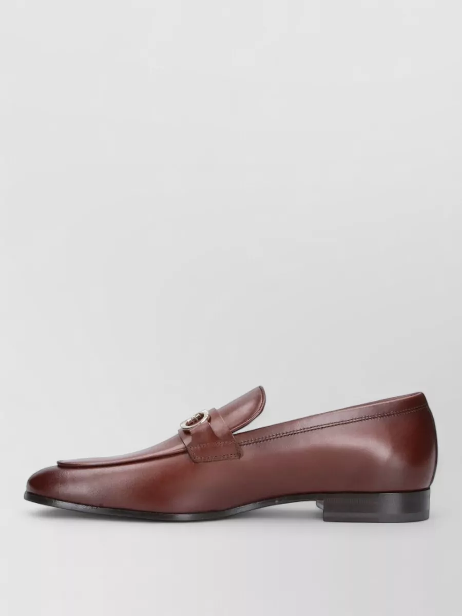 Ferragamo Leather Loafers