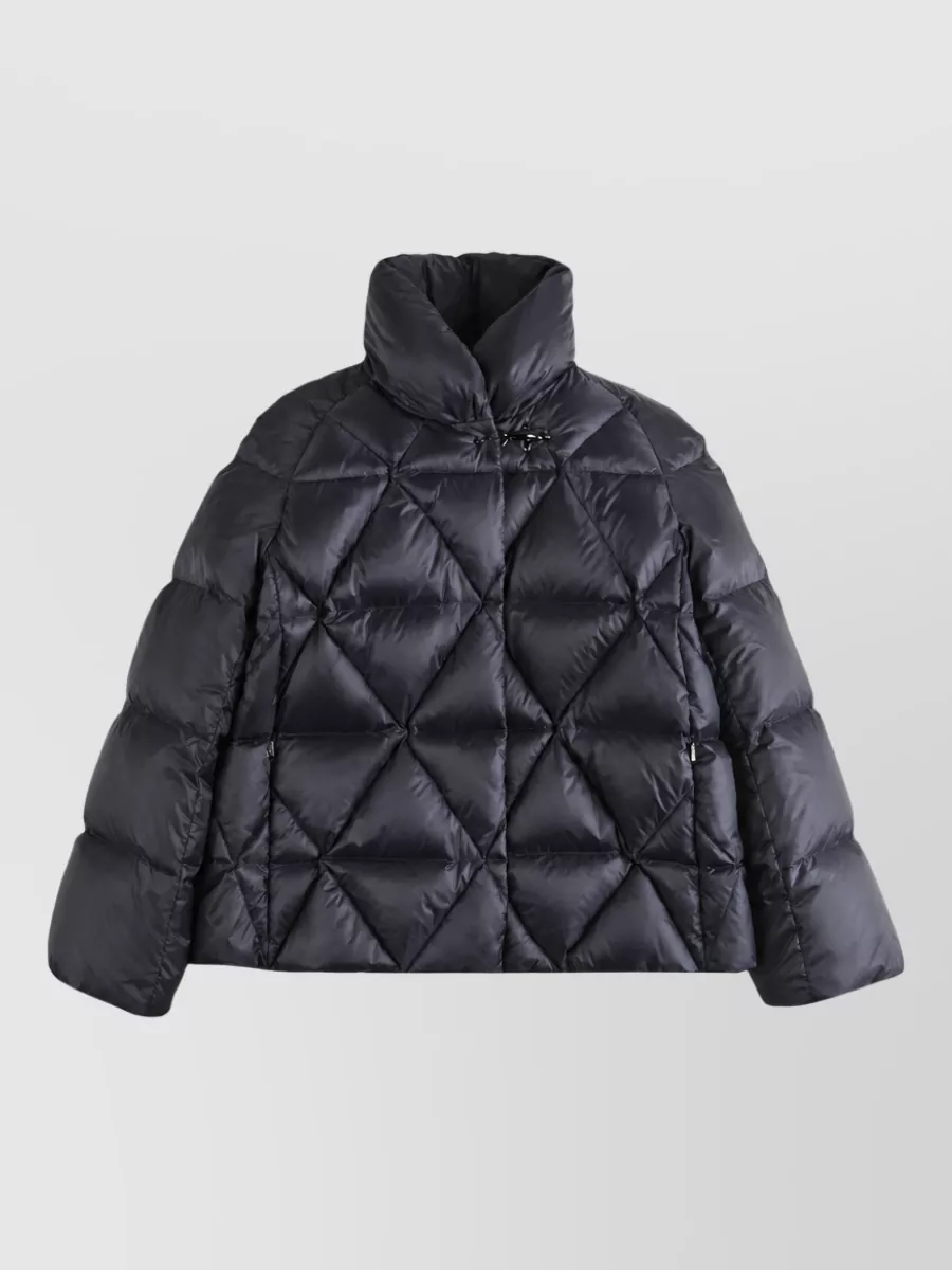 Fay down quilted cape