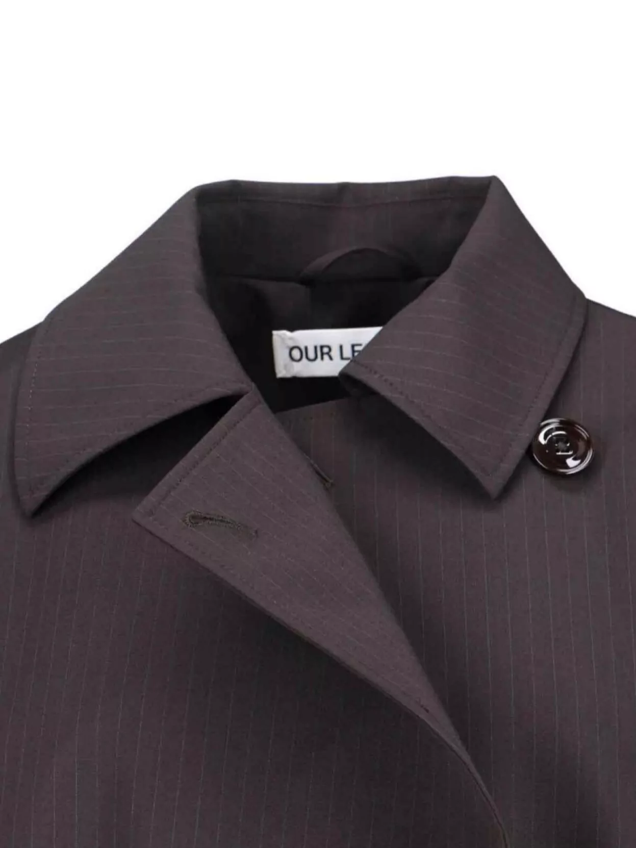 Our Legacy Long Pinstripe Jacket Notch Lapel