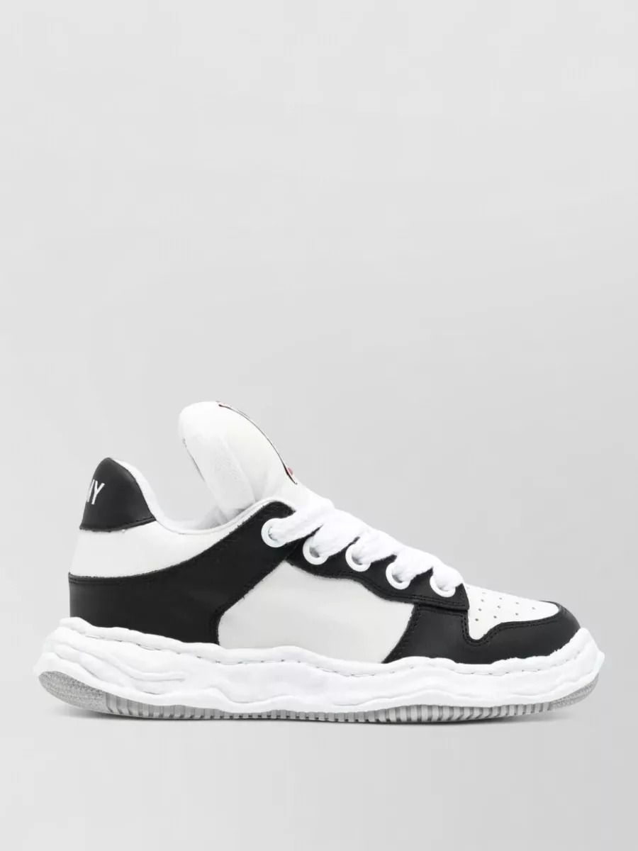 Maison Mihara Yasuhiro Leather Low-Top Sneakers