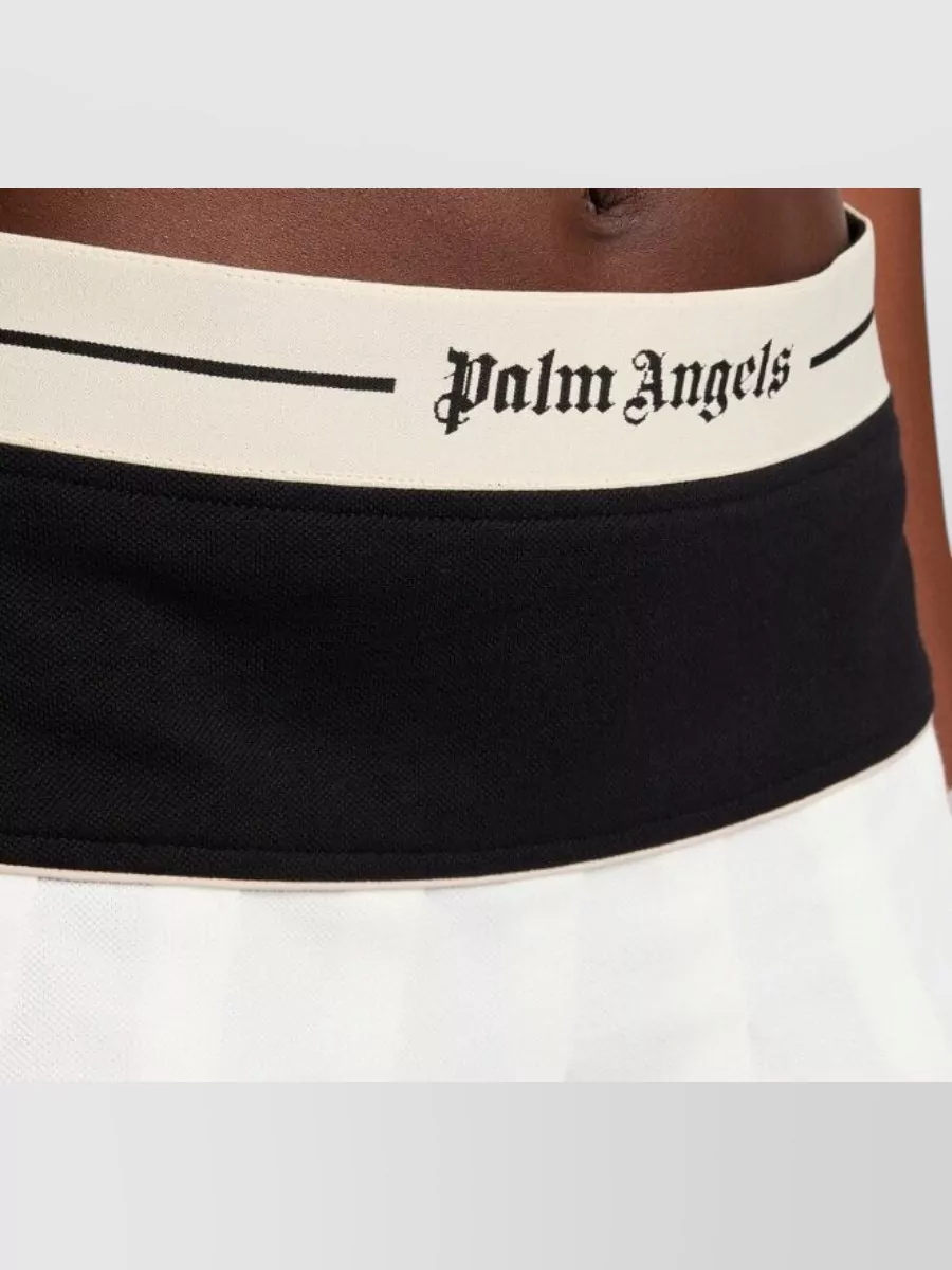 Palm Angels Pleated Mini Shorts