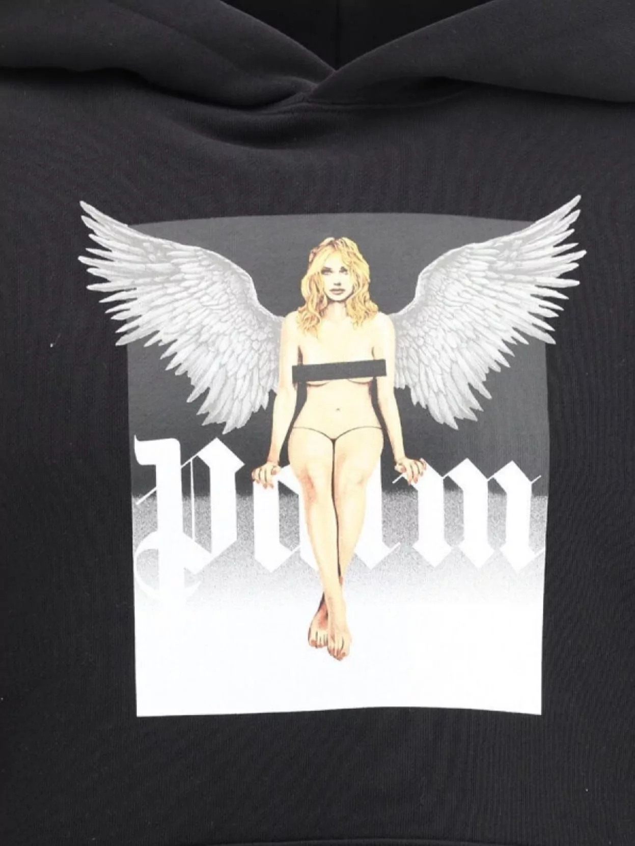 Palm Angels Pin-Up Graphic Print Hoodie