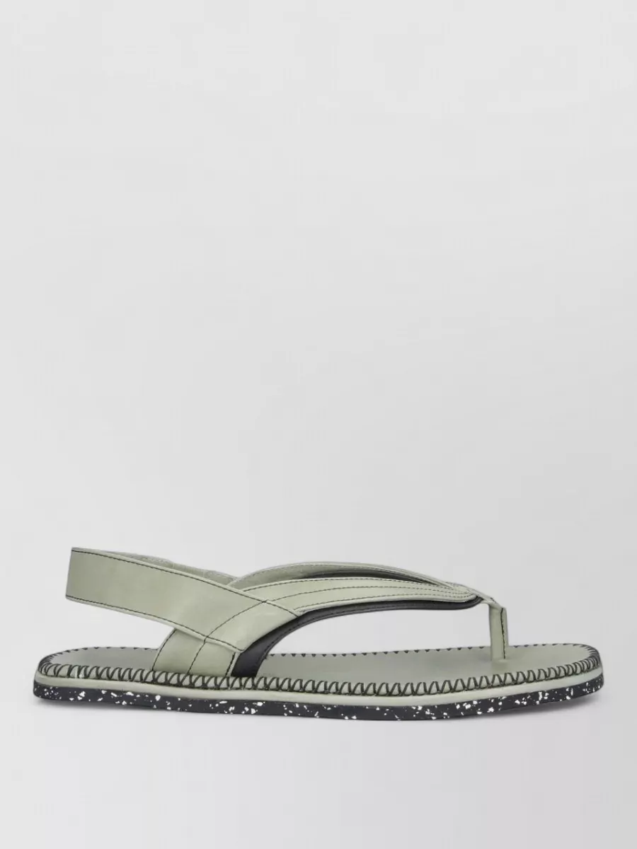 Kiko Kostadinov leather slides