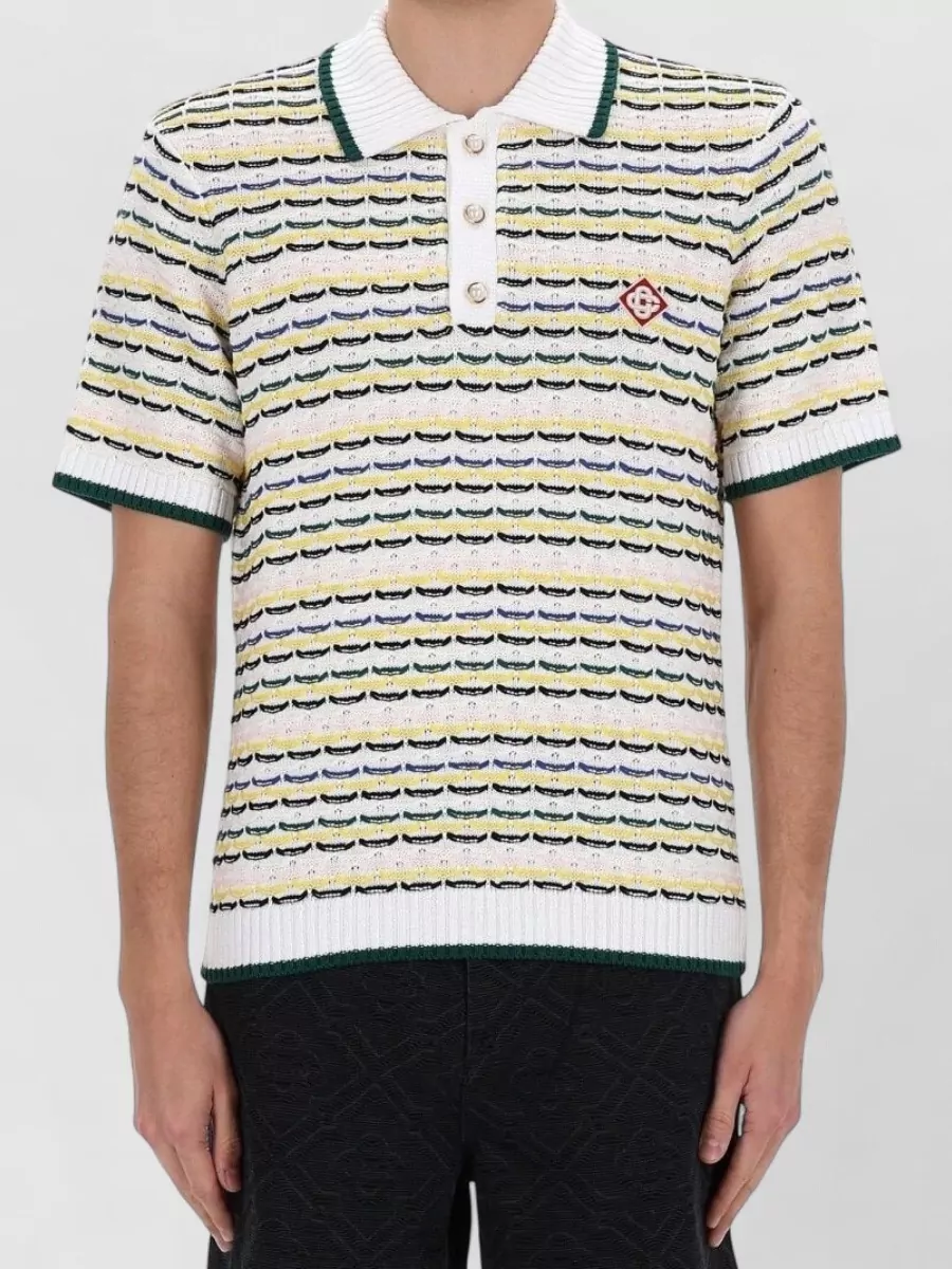 Casablanca Knitted Polo Shirt