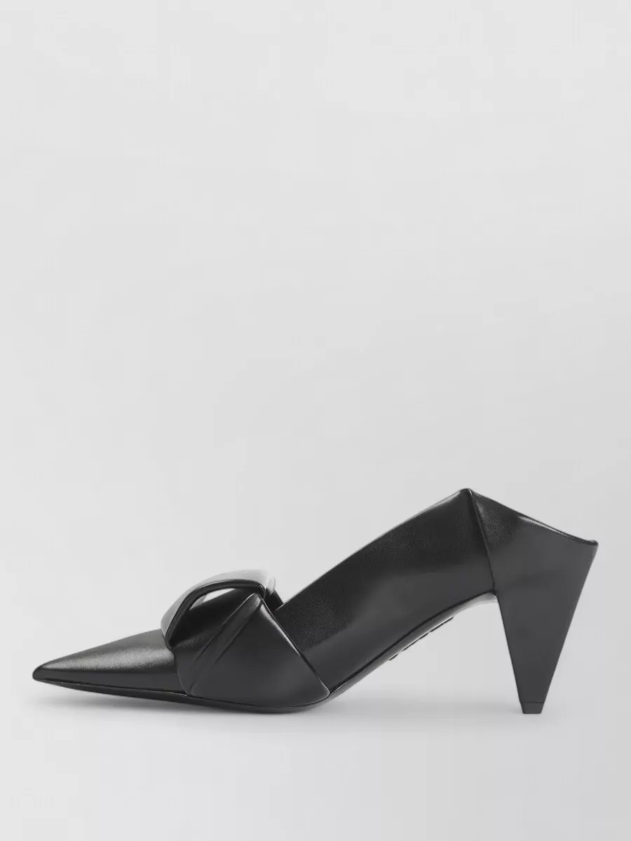 Loewe Leather Open-Back Mules