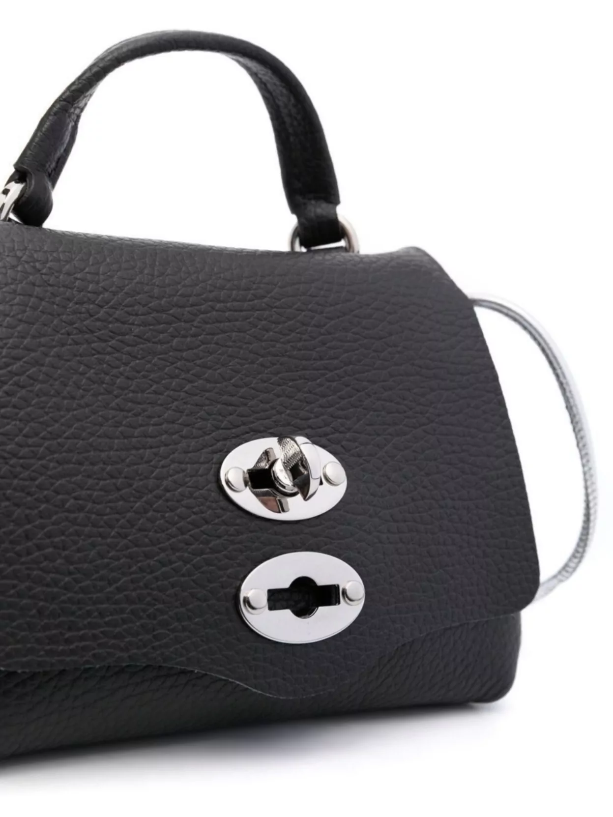 Zanellato Crossbody Bag With Detachable Strap And Top Handle
