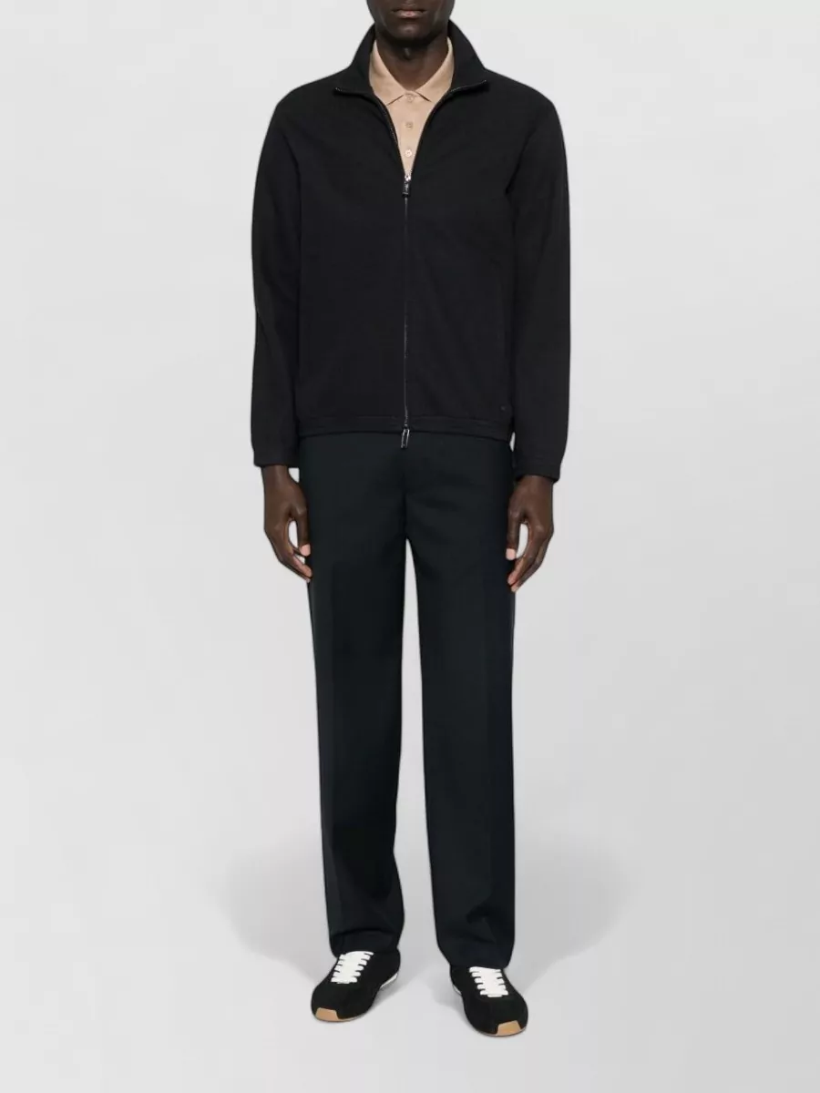 Emporio Armani virgin wool straight-leg trousers