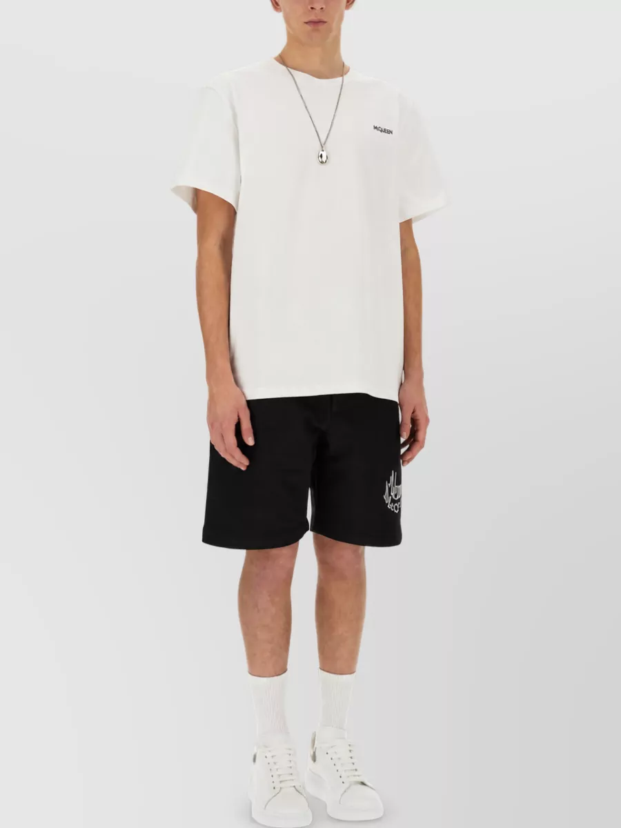 Alexander McQueen cotton chino shorts