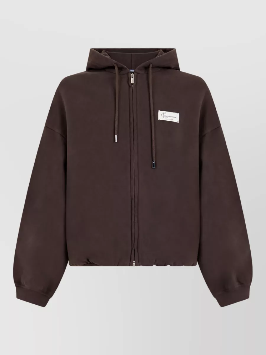 Jacquemus cotton zip-up hoodie