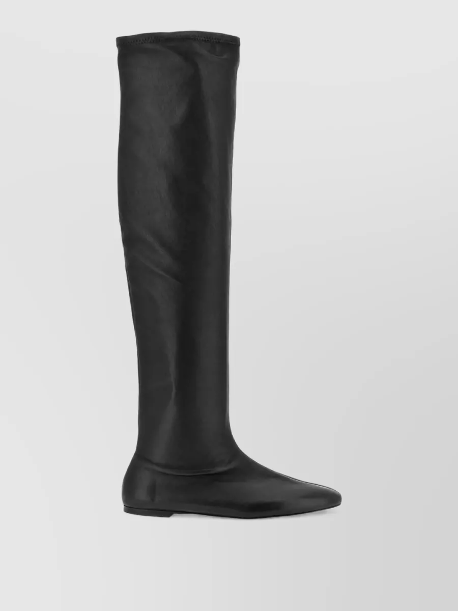 Totême Leather Knee-High Boots