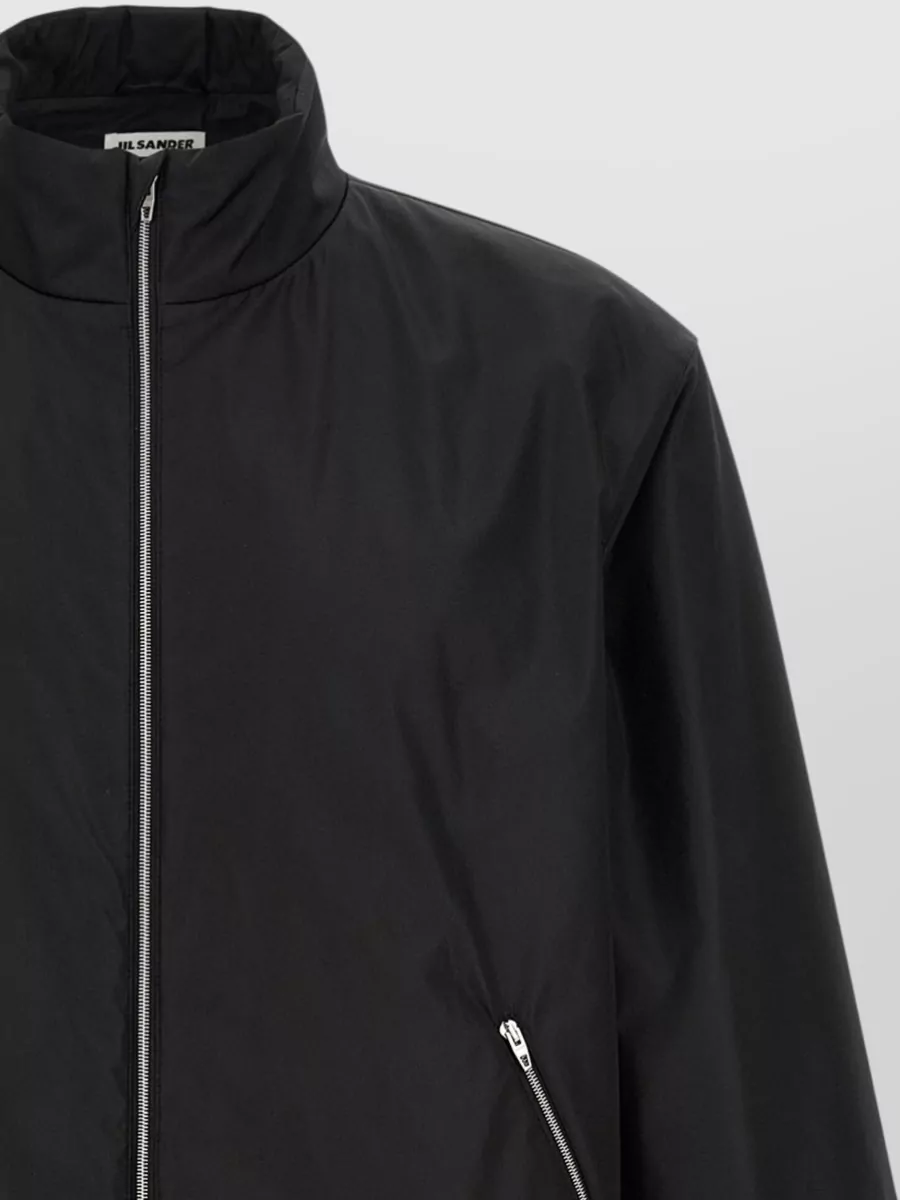 Jil Sander Technical Taffeta Single-Breasted Jacket