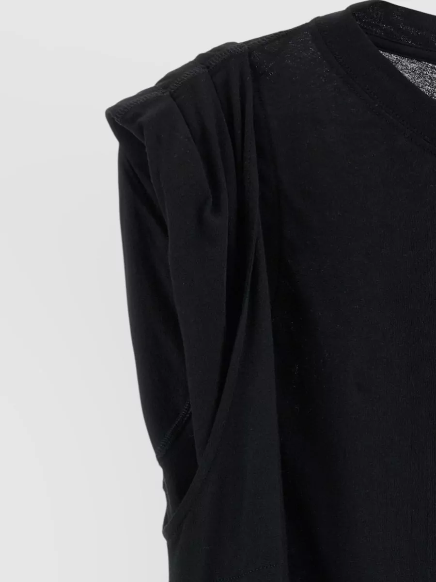 Dries Van Noten Cotton Sleeveless Crew-Neck Knee-Length Dress