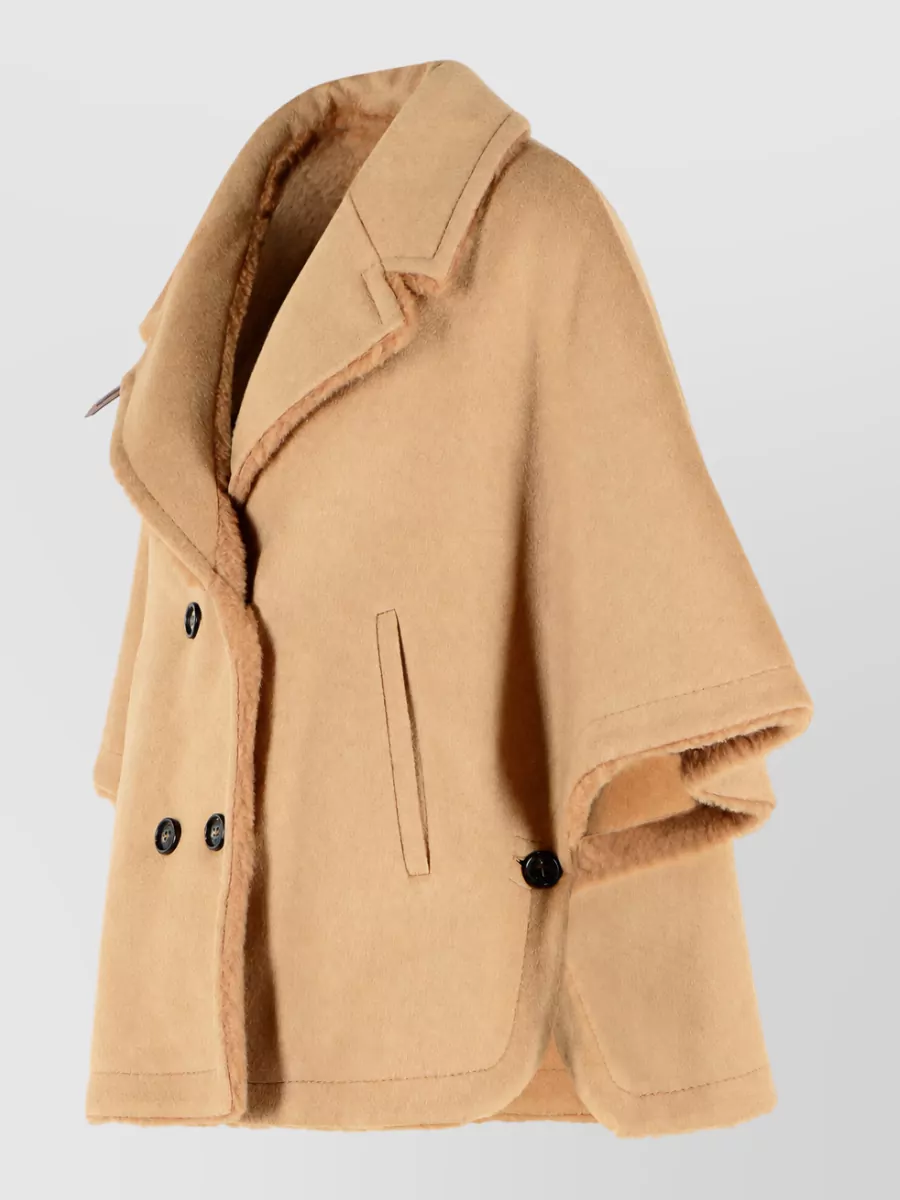Max Mara Reversible Hooded Camel Hair Jacket