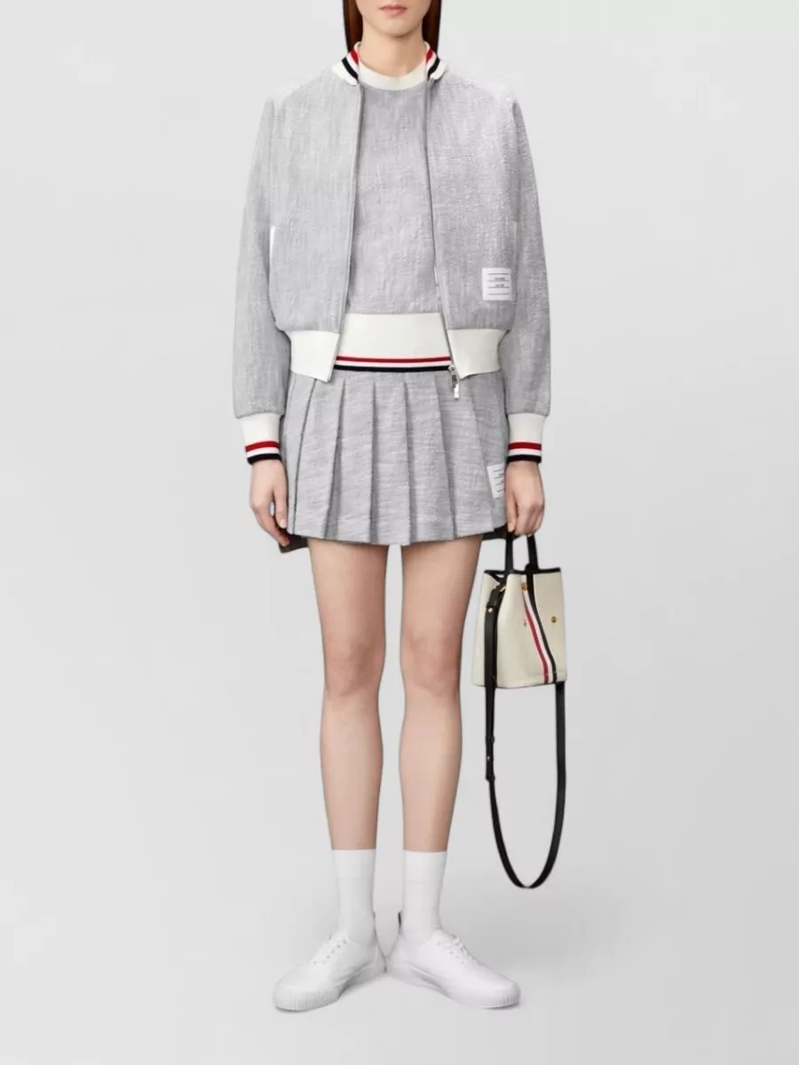 Thom Browne Ribbed Knit Short-Sleeve T-Shirt