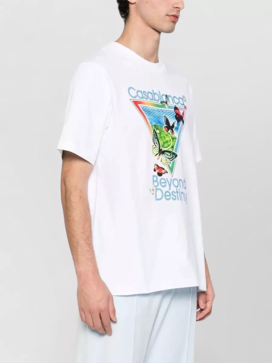 Casablanca Printed Short-Sleeve Cotton T-Shirt