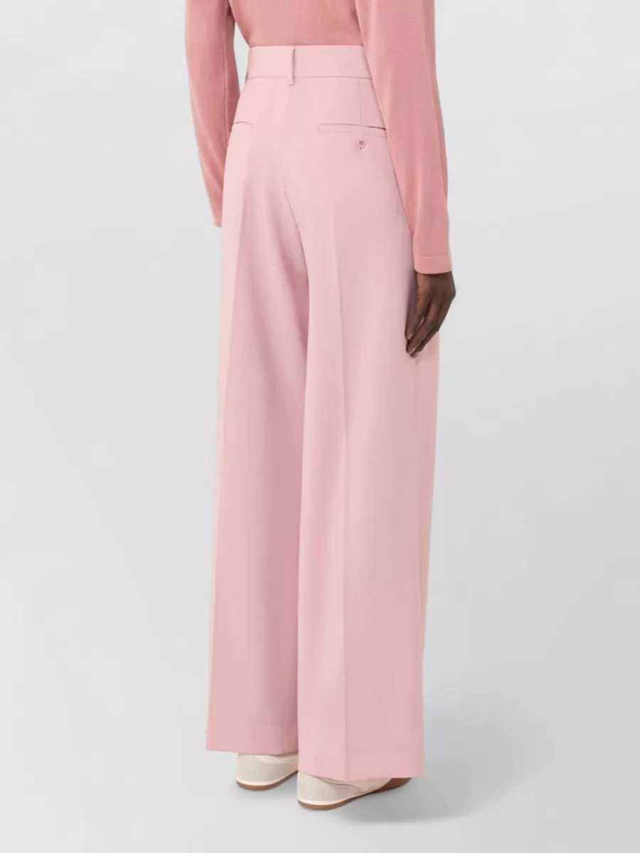 Weekend Max Mara Tailored Trousers Pleats Belt Loops Pockets