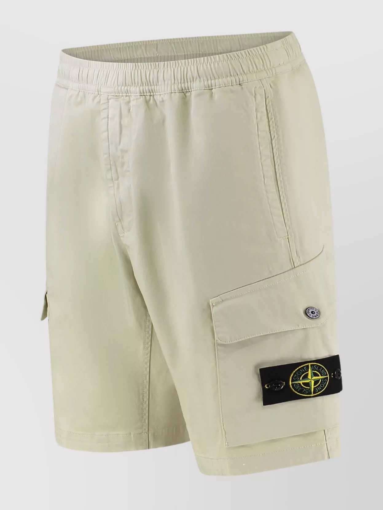 Stone Island Cotton Bermuda Shorts Cargo Pockets