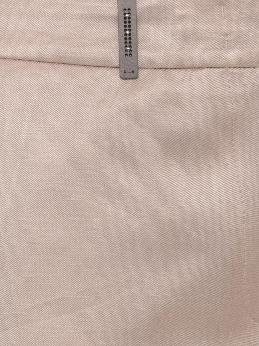 Peserico Linen Straight-Leg Trousers