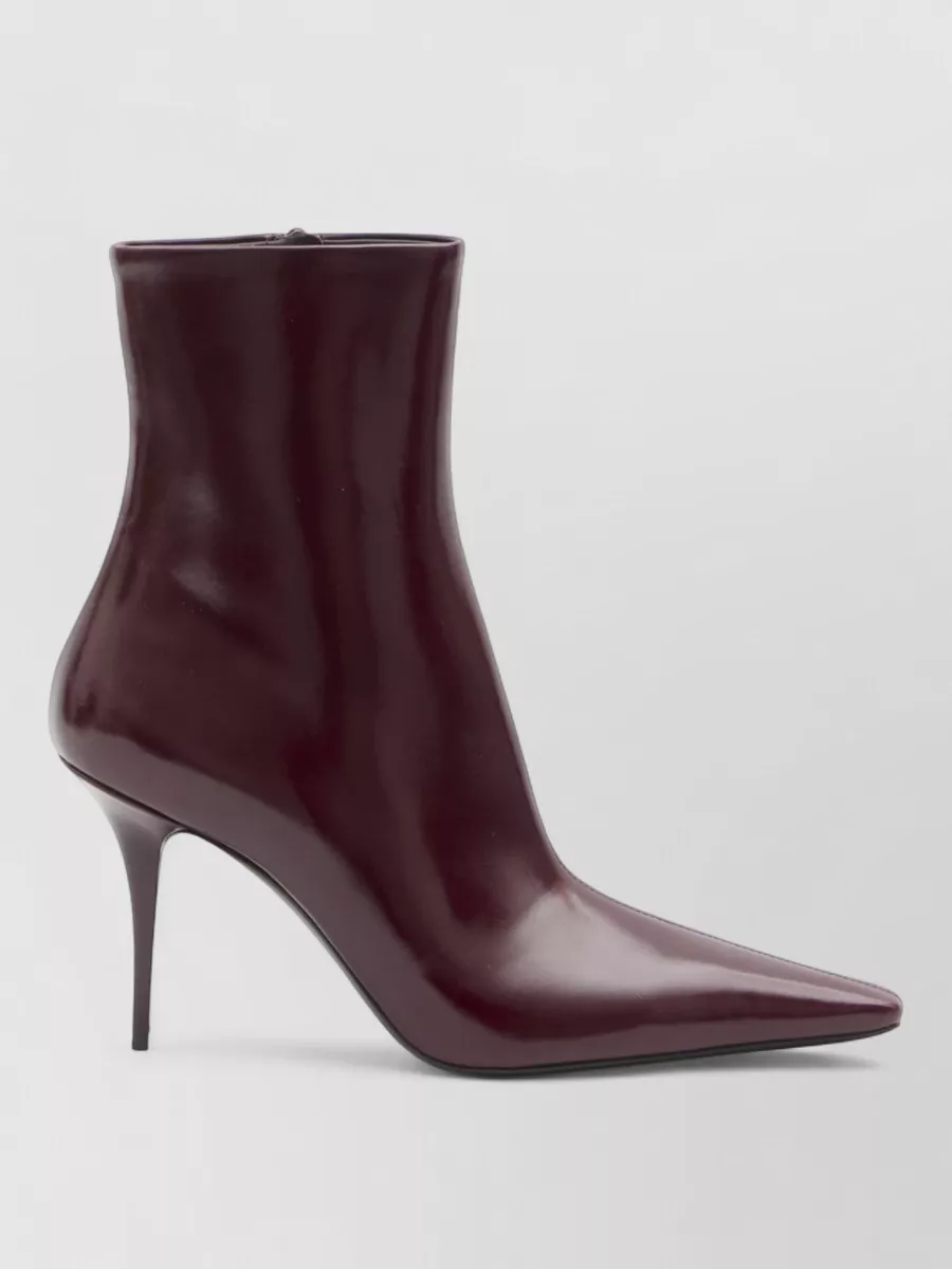 Saint Laurent Ashley Ankle Boots Pointed Toe Stiletto