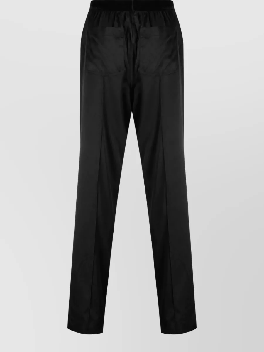 Tom Ford Silk Straight-Leg Trousers