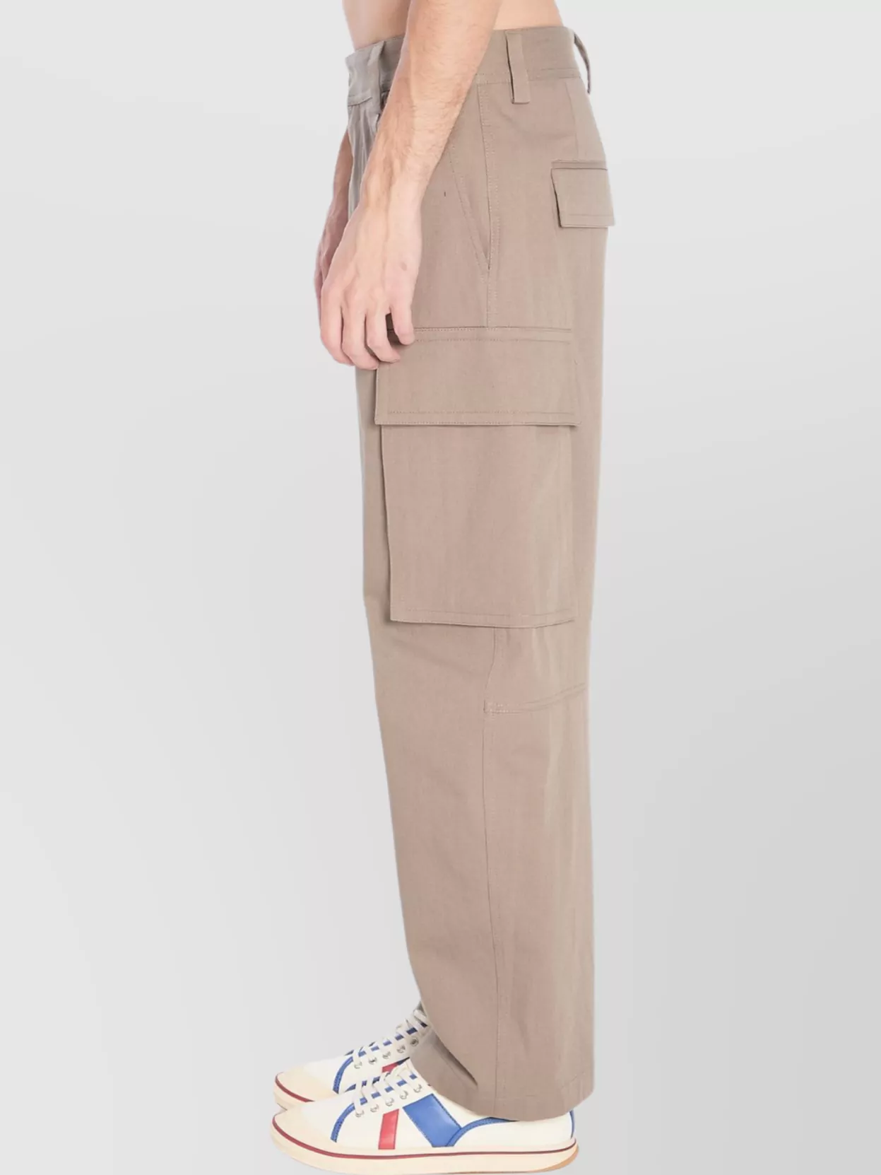 Bottega Veneta Trousers Cargo Style Baggy Fit