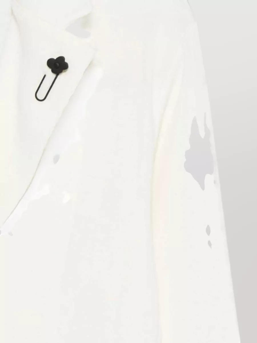 Lardini Mens Cotton Knit Jacket Detachable Brooch