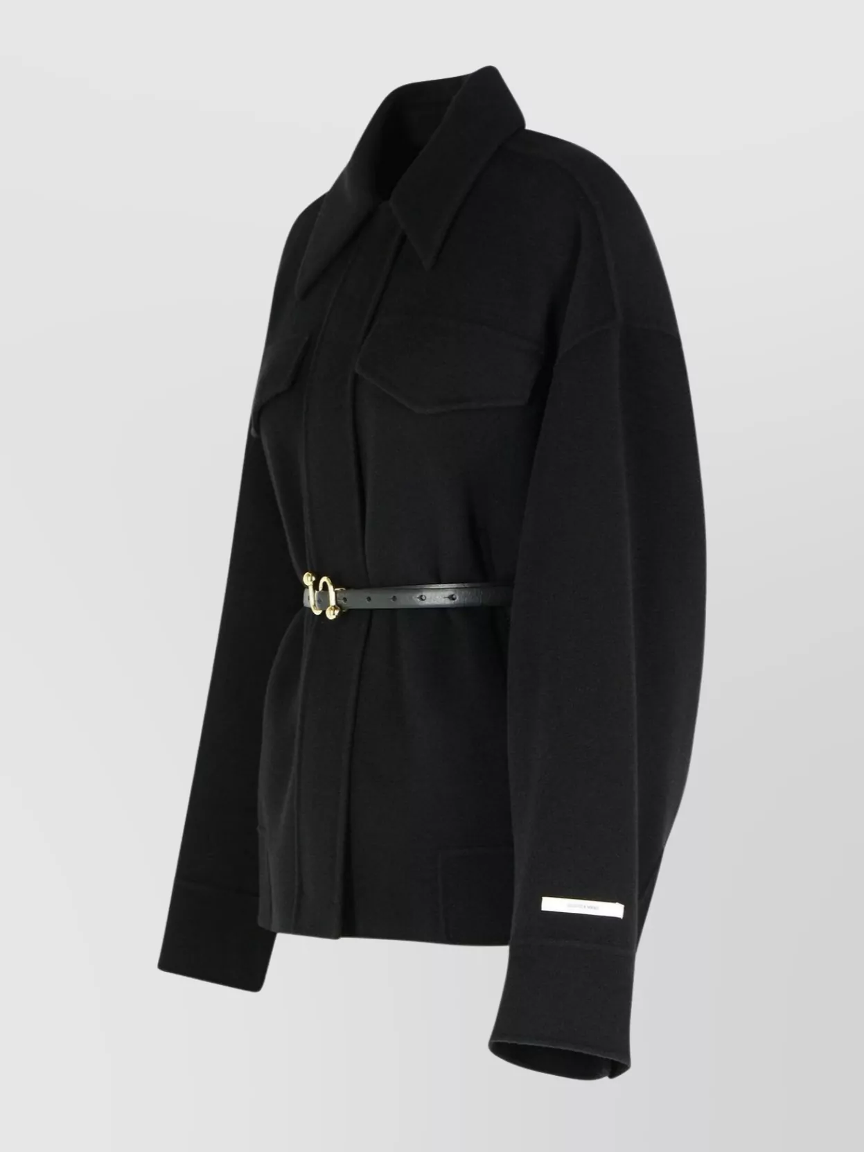 Sportmax 'Cantore' Belted Waist Wool Jacket