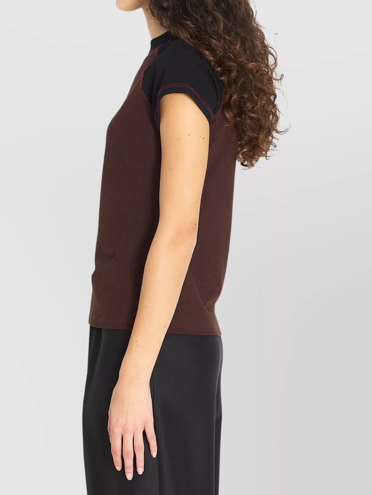 Loewe Contrast Sleeve Slim Fit T-Shirt