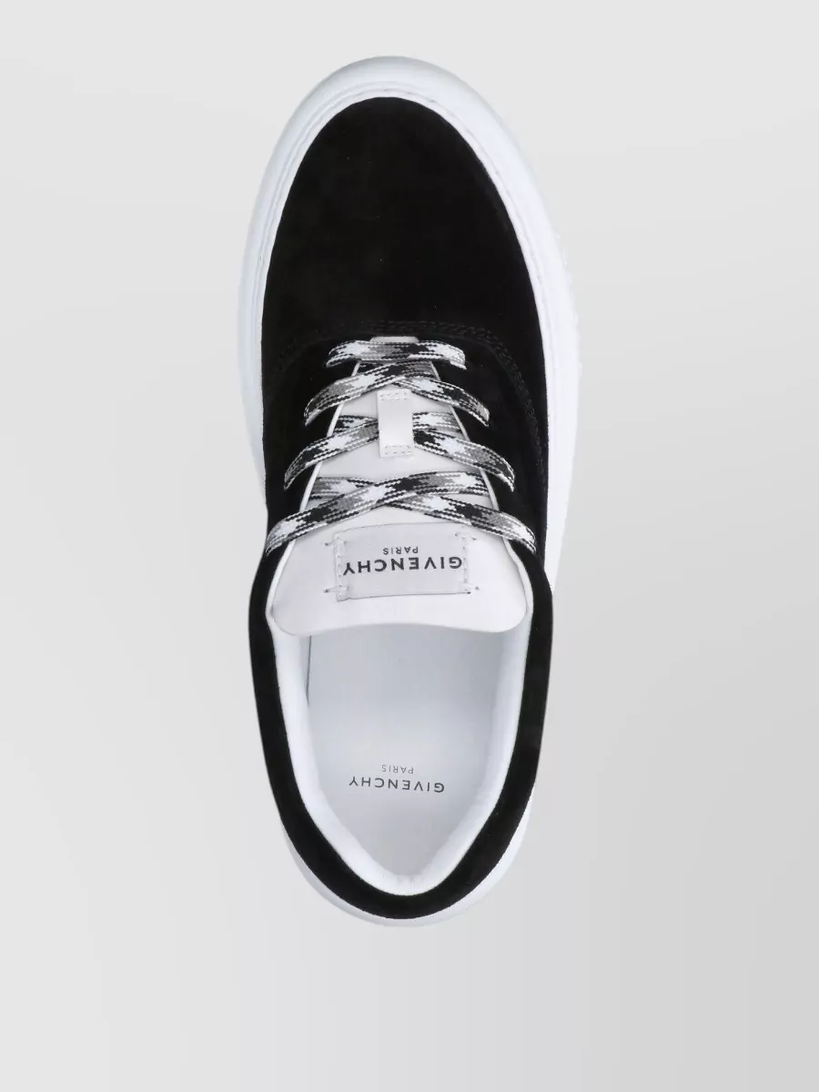 Givenchy Leather Low-Top Lace-Up Sneakers