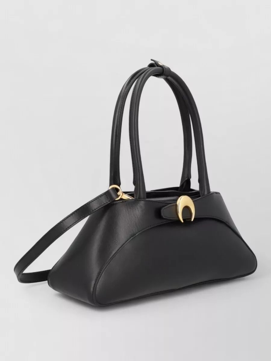 Marine Serre Leather Shoulder Bag