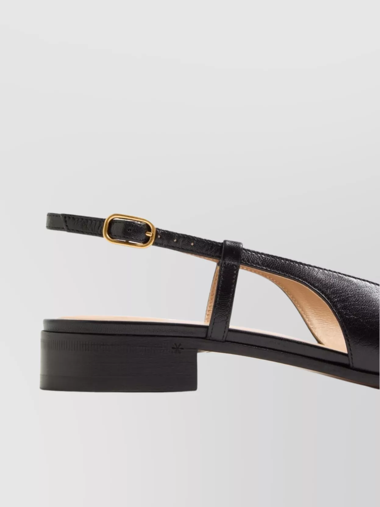 Valentino Garavani King's Valley Leather Slingback Ballet Flats