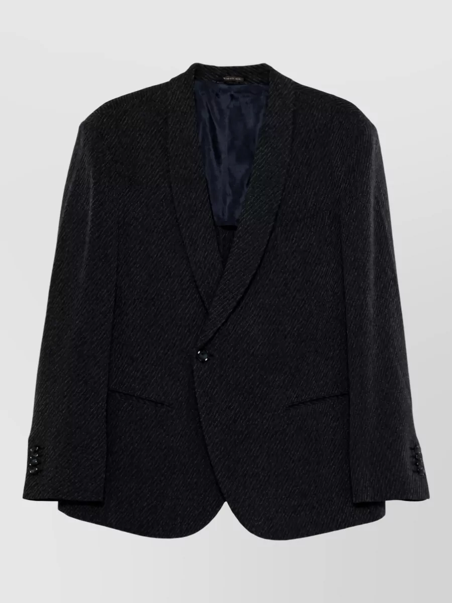 Giorgio Armani single breasted coat