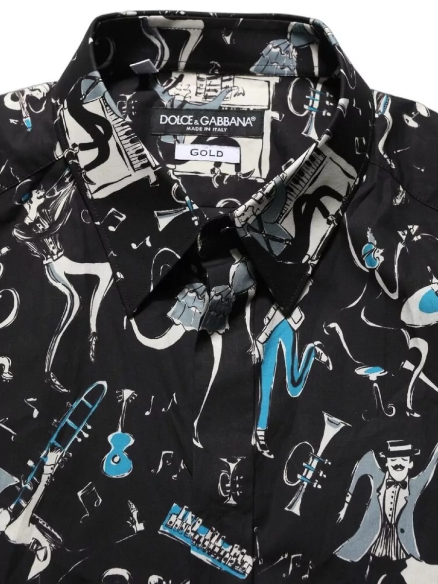Dolce&Gabbana Cotton Slim-Fit Dress Shirt
