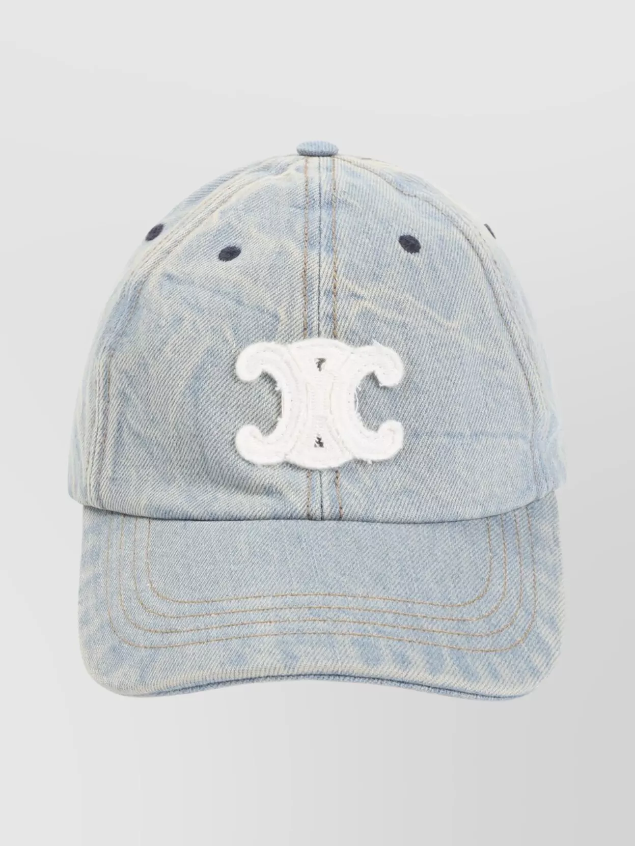 Celine Triumph Cap With Curved Brim And Vents