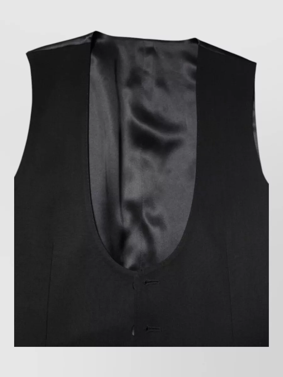 Dolce&Gabbana Wool silk waistcoat